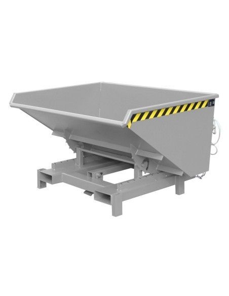 Recipiente Inclinável-Heavy Duty, pintado, mouse cinza