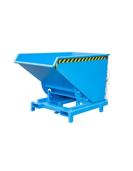 Recipiente Inclinável-- Caminhão basculante resistente, pintado, azul claro