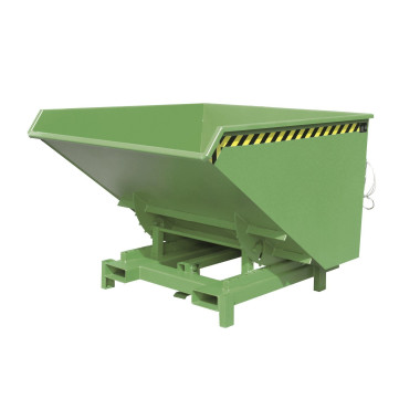Tilting Container-Heavy Duty, painted, green Reseda