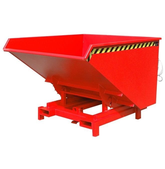 Tilting Container-Heavy Duty, painted, Red fire