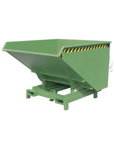 Tilting Container-Heavy Duty, painted, green Reseda