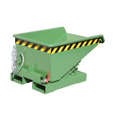 Bacs Basculants--Mini conteneur de jetons, peints, vert