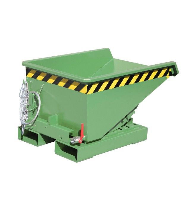 Contenitore Ribaltabile-Mini contenitore di chip, dipinto, verde