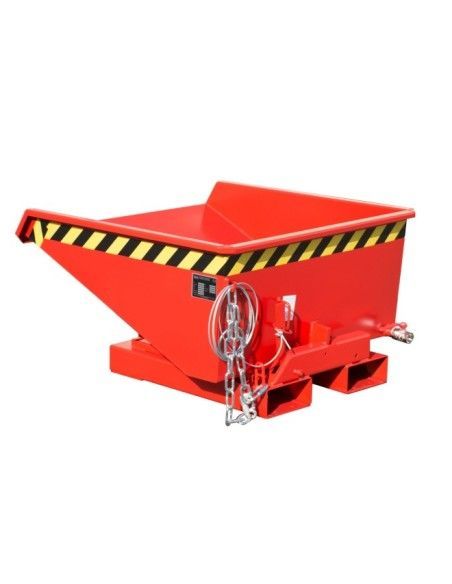 Contenitore Ribaltabile-Mini contenitore di chip, dipinto, rosso fuoco