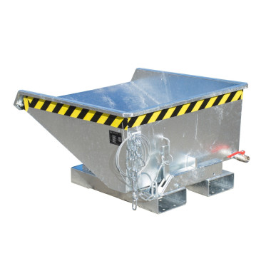 Tilting Container--Mini container of chips, hot galvanized