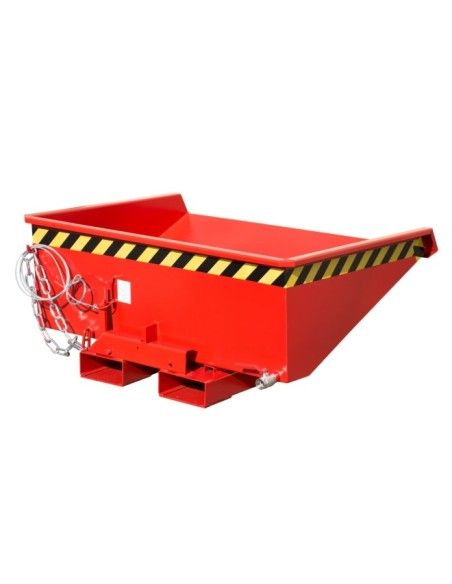 Tilting Container--Mini container of chips, painted, red fire