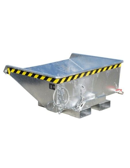 Tilting Container--Mini container of chips, hot galvanized