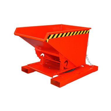 Tilting Container--Container tilting, painted, Red fire