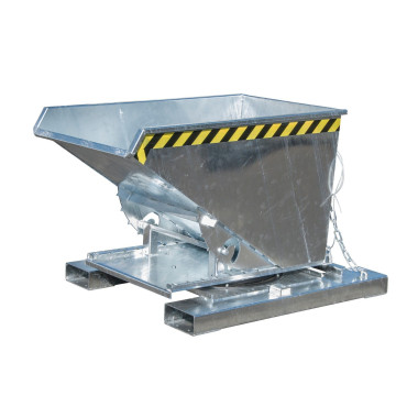 Contenedor basculante, galvanizado en caliente