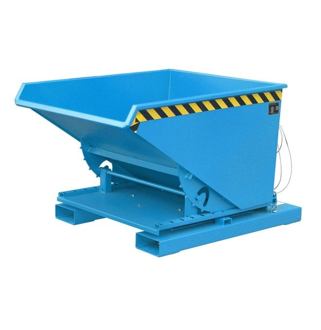 Bacs Basculants--Conteneur tilting, peint, bleu clair