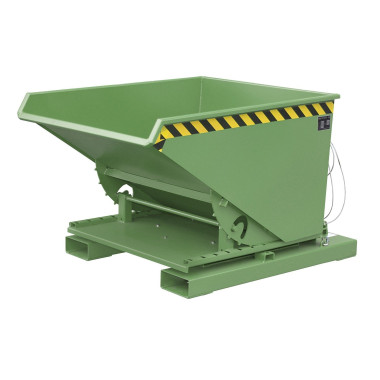Tilting Container--Container Basculante, painted, green
