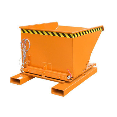 Bacs Basculants--Conteneur de jetons, peints, Orange jaune