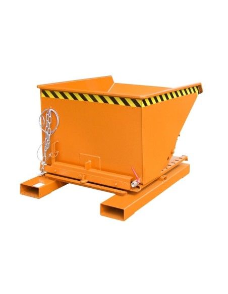 Kippbehälter--Container von chips, lackiert, Orange gelb