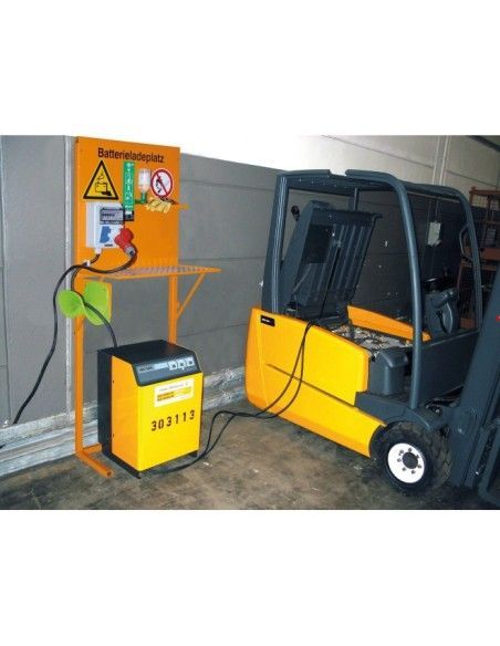 Batterien und Zubehör-- Batterieladestation, lackiert, Orange gelb