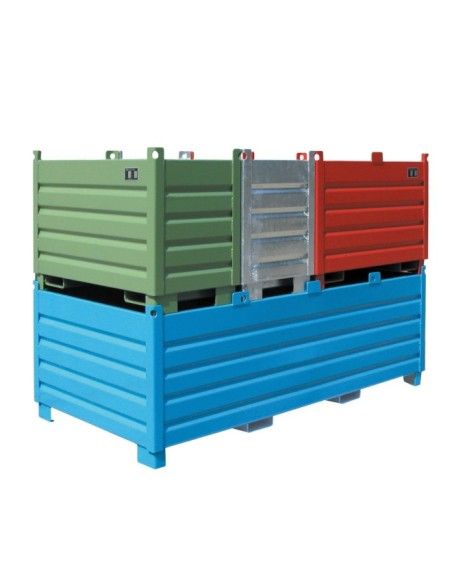 Tilting Container--Colector system, painted, Light blue