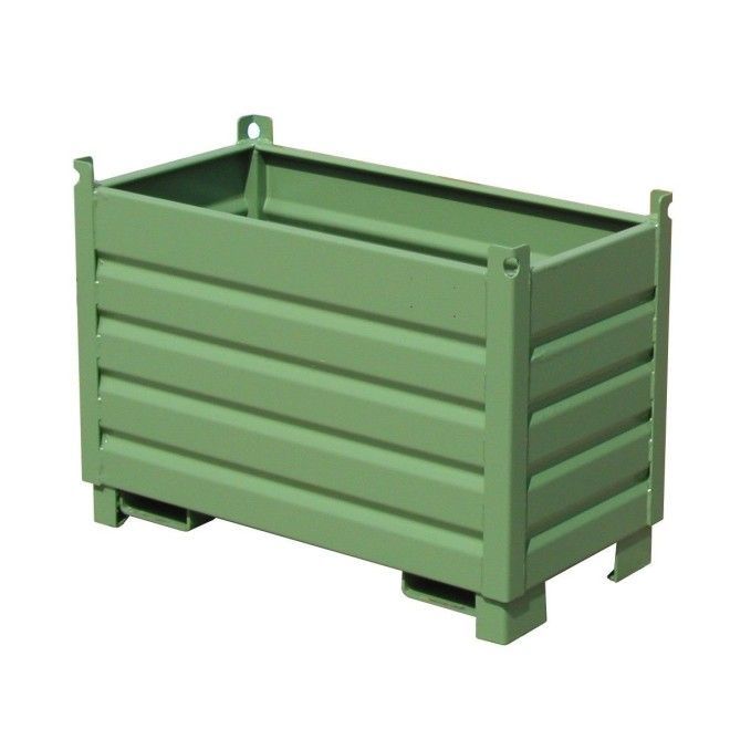 Tilting Container--Colector system, painted, green