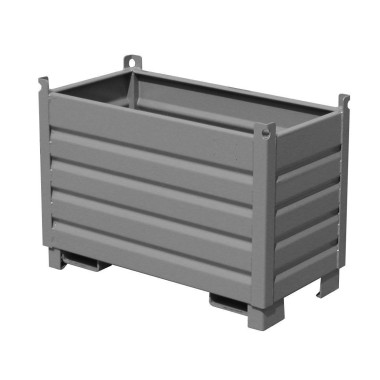 Recipiente Inclinável--Colector sistema, pintado, rato cinza