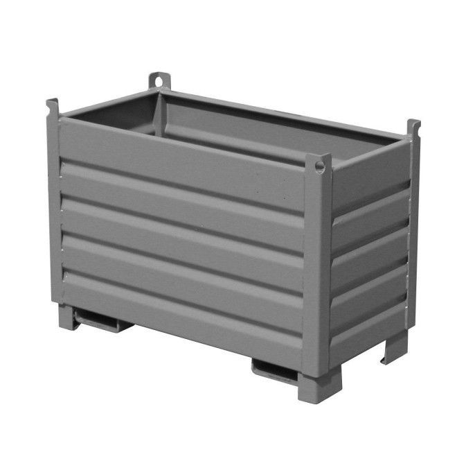 Recipiente Inclinável--Colector sistema, pintado, rato cinza