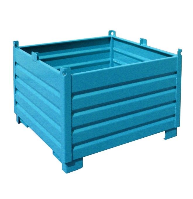 Tilting Container--Colector system, painted, light blue
