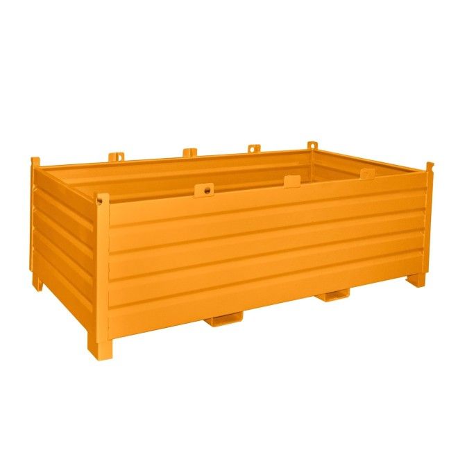 Tilting Container--Colector system, painted, Orange yellow