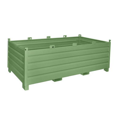 Contenitore Ribaltabile--Colettore, dipinto, verde