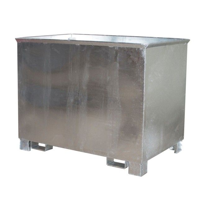 Tilting Container--Bin, hot galvanized