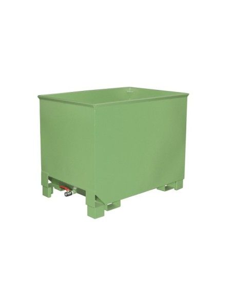Contenitore Ribaltabile--Cube di chip, dipinto, verde