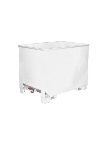 Tilting Container--Container of chips, hot galvanized