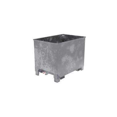 Tilting Container--Container of chips, hot galvanized 2