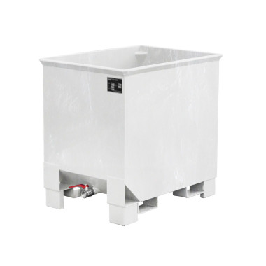 Tilting Container--Container of chips, hot galvanized