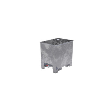 Tilting Container--Container of chips, hot galvanized 2
