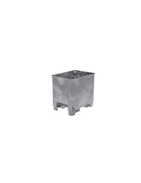 Tilting Container--Container of chips, hot galvanized