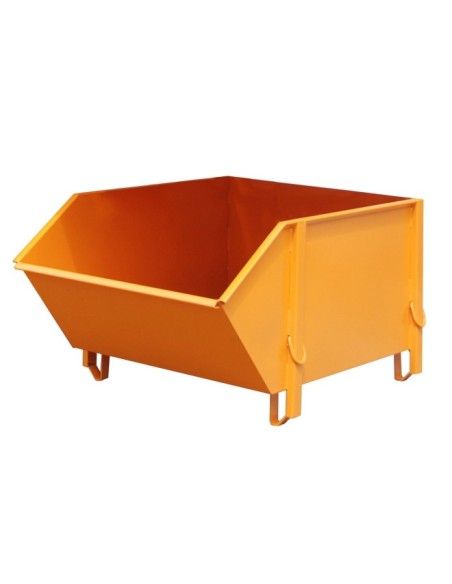 Containers for Construction--Container for materials construction, painted, Orange yellow