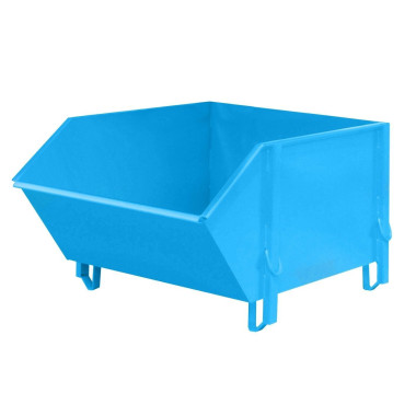 Containers for Construction--Container for materials construction, painted, light blue