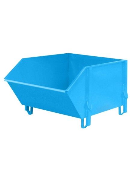 Containers for Construction--Container for materials construction, painted, light blue