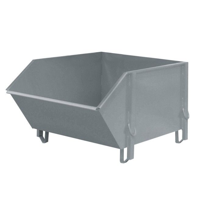 Contenitori per Edilizia--Contenitore per materiali costruzione, dipinto, topo grigio