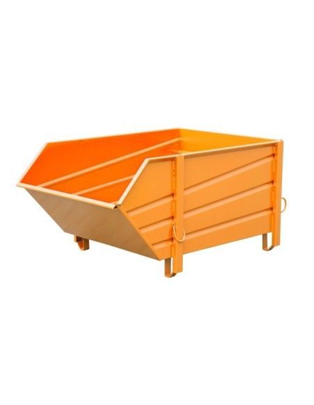Containers for Construction--Container for materials construction, painted, Orange yellow