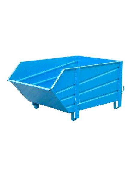 Containers for Construction--Container for materials construction, painted, light blue