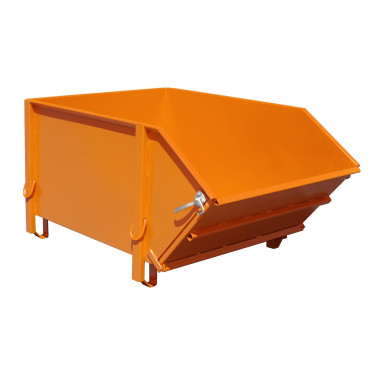 Containers for Construction--Container for materials construction, painted, Orange yellow