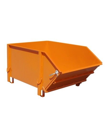 Conteneurs Pour La Construction--Conteneur pour les matériaux construction, peint, jaune orange