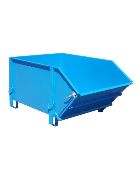 Containers for Construction--Container for materials construction, painted, light blue