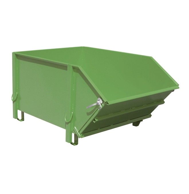Conteneurs Pour La Construction--Conteneur pour les matériaux construction, peint, vert Reseda