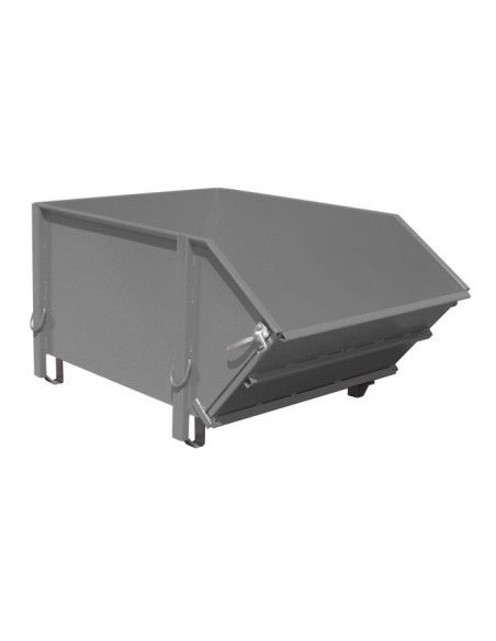 Recipientes para Construção--Recipiente para materiais construção, pintado, mouse cinza