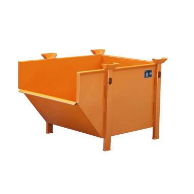 Behälter und Körbe--Batea für Rubbel, Sand... lackiert Orange gelb