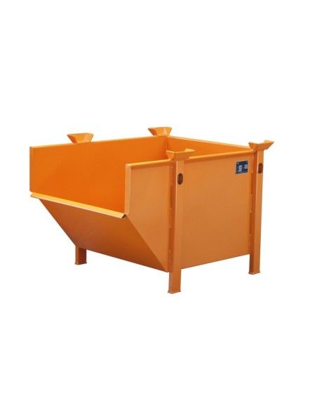Contenitori e Cesti--Batea per macerie, sabbia... dipinto Arancione giallo