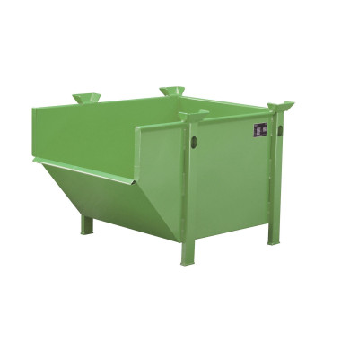 Behälter und Körbe-Batea für Rubbel, Sand... lackiert grün