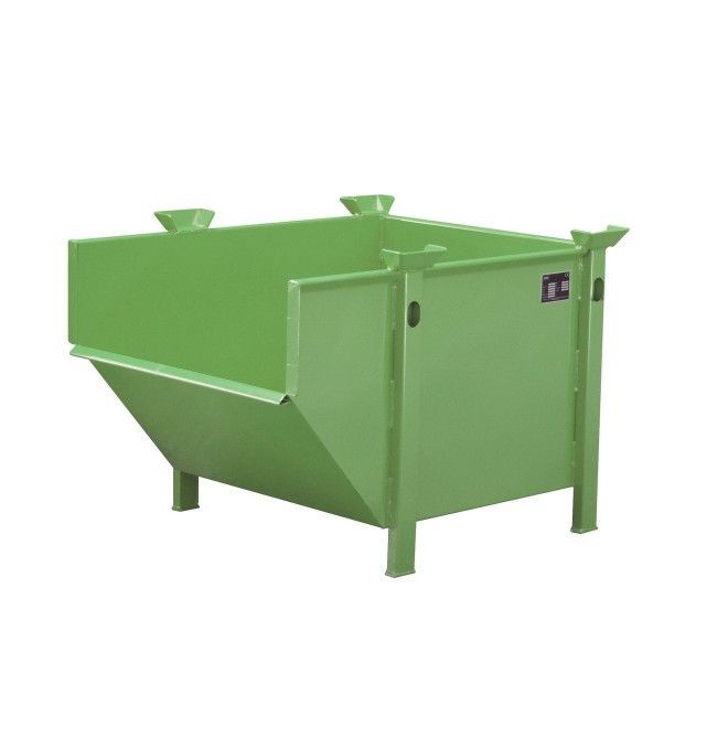 Batea para escombros, arena... pintado verde