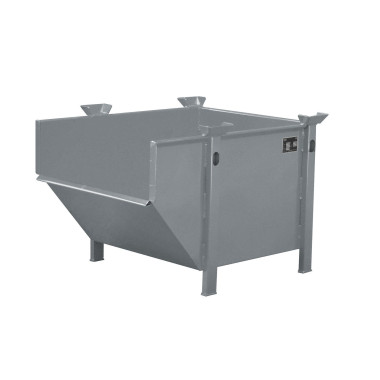 Containers and Baskets-Batea for rubble, sand... painted grey