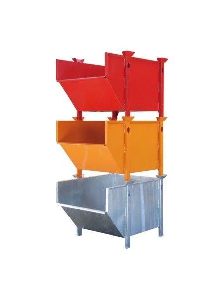 Containers and Baskets--Batea for rubble, sand... hot galvanized