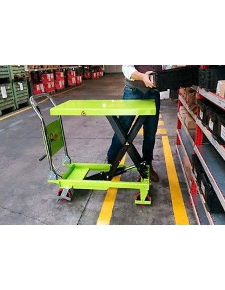 Tavoli manuali..-Tavolo elevatore manuale 350kg a 1300mm